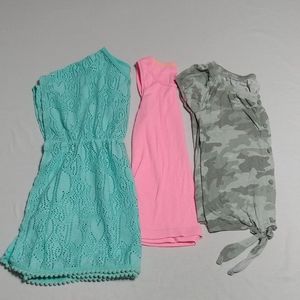 Girls 7-8 three shirts
